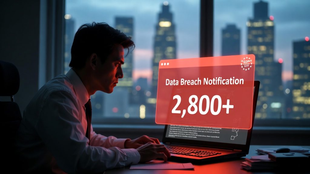 2,800+ data breaches to ai and subtle GDPR icons