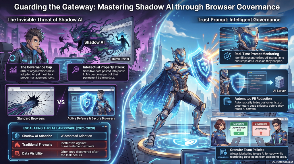 Guarding the Gateway: Mastring Shadow AI through Browser Governance