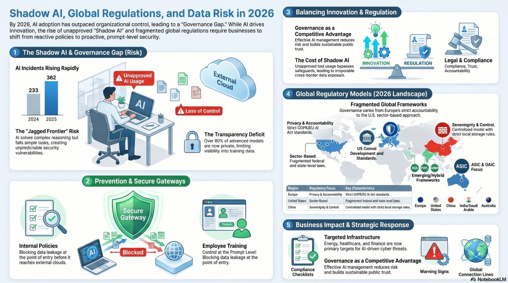 Shadow AI Global regulations and risks in 2026