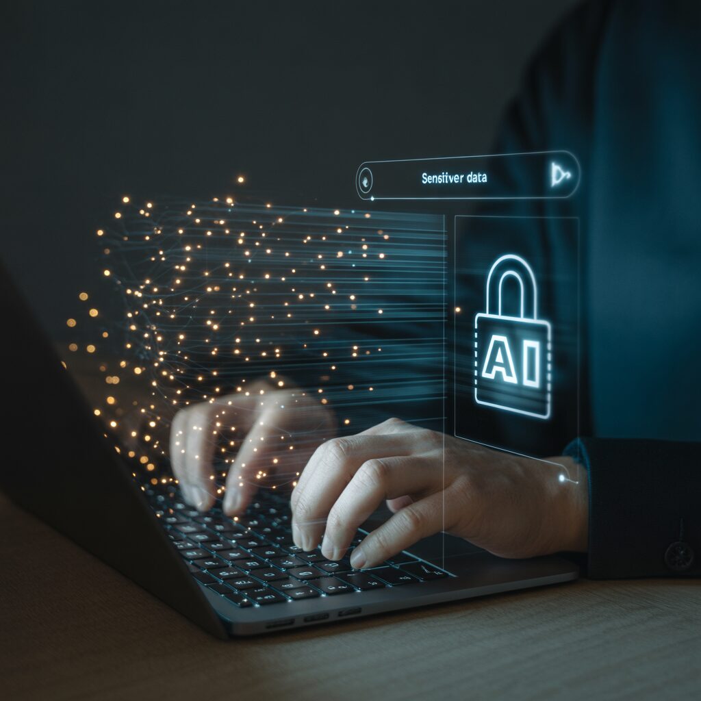 Sensitive data exposure through AI prompts