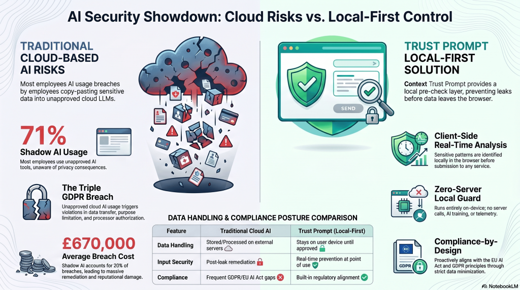 Local first AI security vs cloud based monitoring comparison